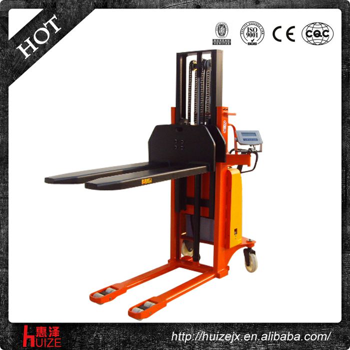 稱重半電動堆高車 稱重半電動堆高車