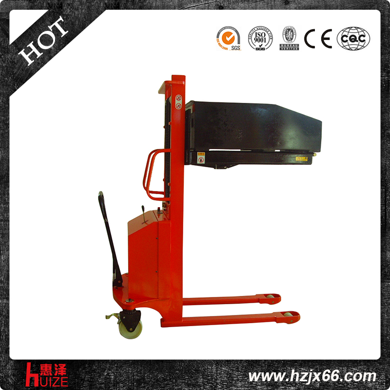 翻轉(zhuǎn)倒料半電動(dòng)堆高車(chē) 翻轉(zhuǎn)倒料半電動(dòng)堆高車(chē)