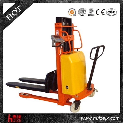 稱重半電動堆高車 稱重半電動堆高車