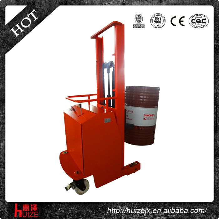 半電動配重油桶車（無底腿,只堆垛，不翻轉(zhuǎn)）