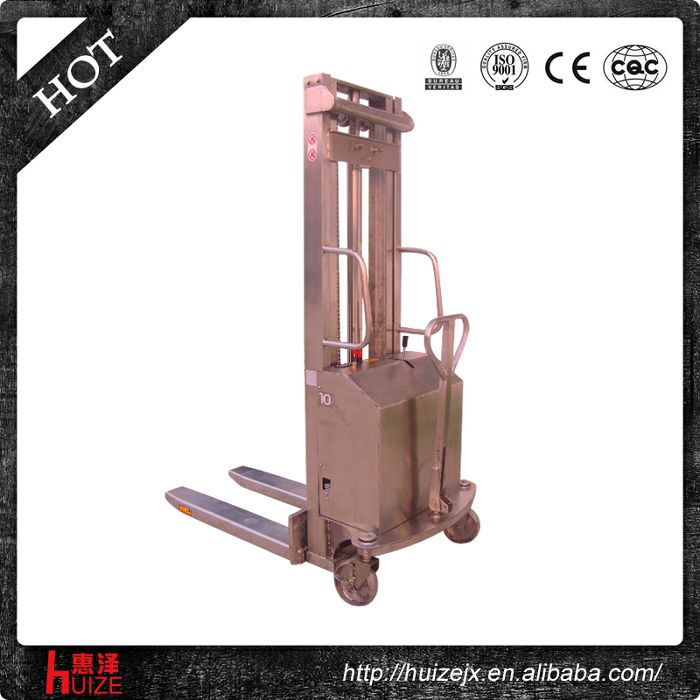 半電動(dòng)堆高車(不銹鋼304材質(zhì)) 半電動(dòng)堆高車(不銹鋼304材質(zhì))